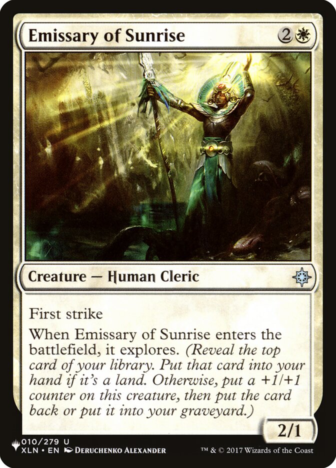 Emissary of Sunrise [The List] - The Mythic Store | 24h Order Processing