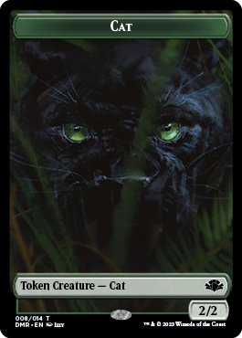 Insect // Cat (008) Double-Sided Token [Dominaria Remastered Tokens] - The Mythic Store | 24h Order Processing