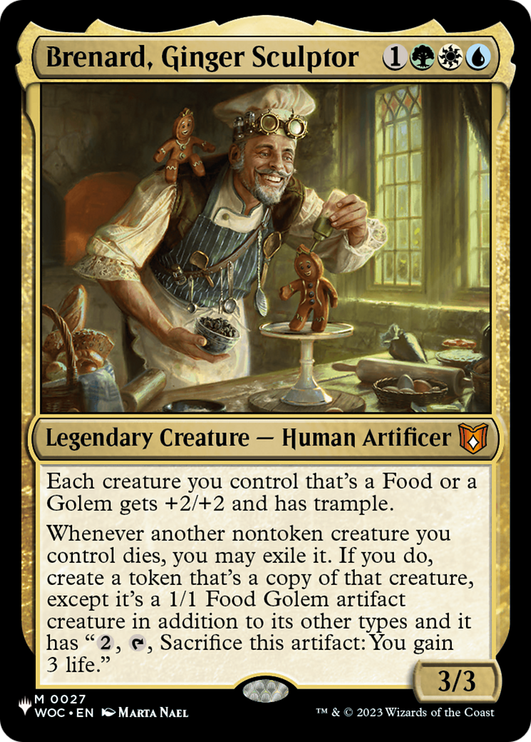 Brenard, Ginger Sculptor (WOC) [The List] - The Mythic Store | 24h Order Processing