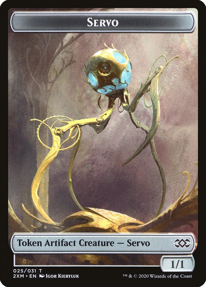 Saproling // Servo Double-Sided Token [Double Masters Tokens] - The Mythic Store | 24h Order Processing