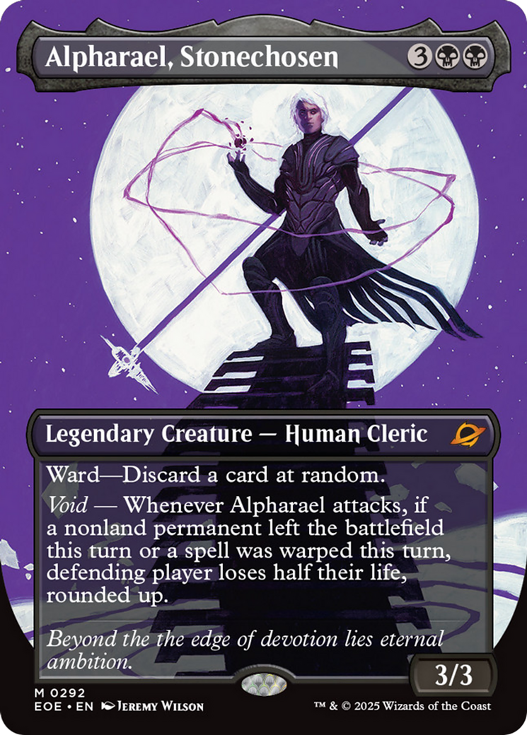Alpharael, Stonechosen (Borderless) [Edge of Eternities] - The Mythic Store | 24h Order Processing