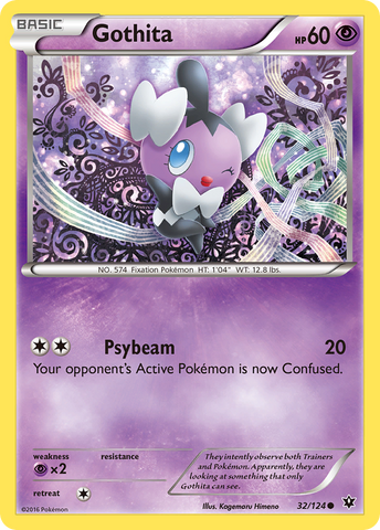 Gothita (32/124) [XY: Fates Collide] - The Mythic Store | 24h Order Processing