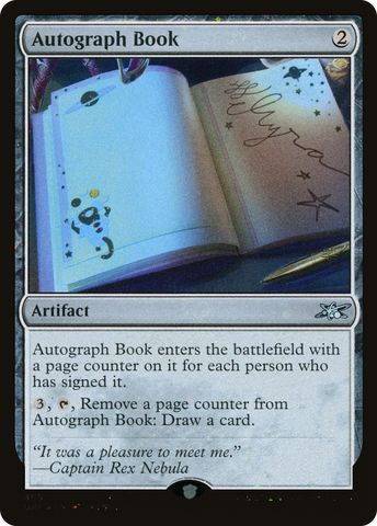 Autograph Book (Galaxy Foil) [Unfinity] - The Mythic Store | 24h Order Processing