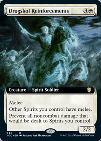 Drogskol Reinforcements (Extended Art) [Innistrad: Crimson Vow Commander] - The Mythic Store | 24h Order Processing