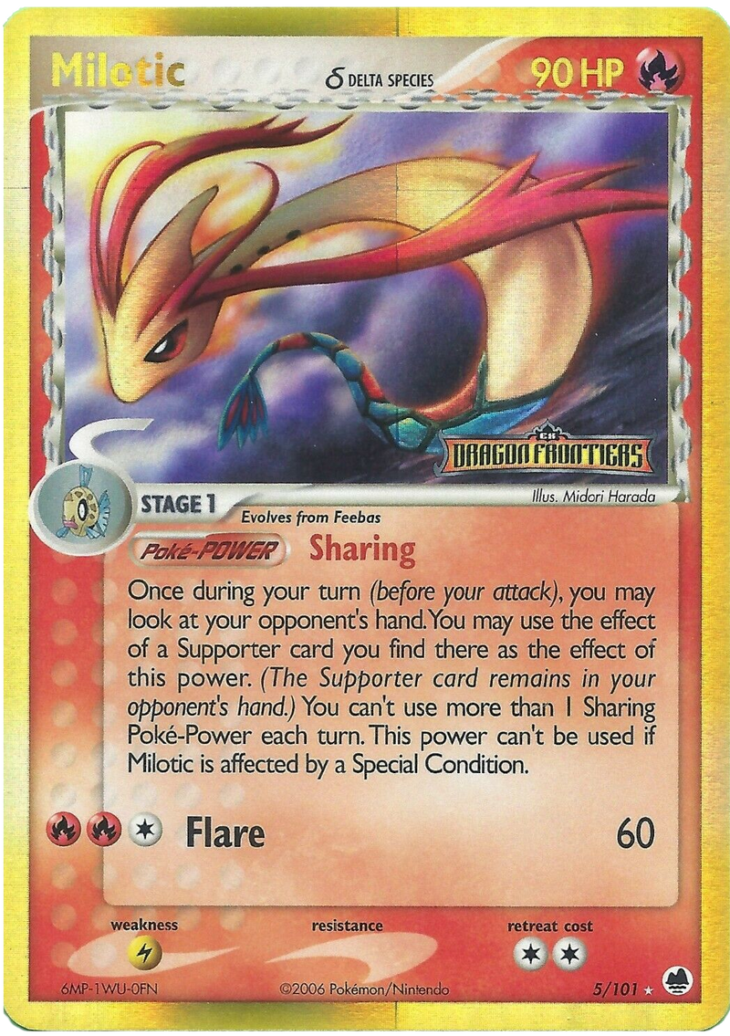 Milotic (5/101) (Delta Species) (Stamped) [EX: Dragon Frontiers] - The Mythic Store | 24h Order Processing