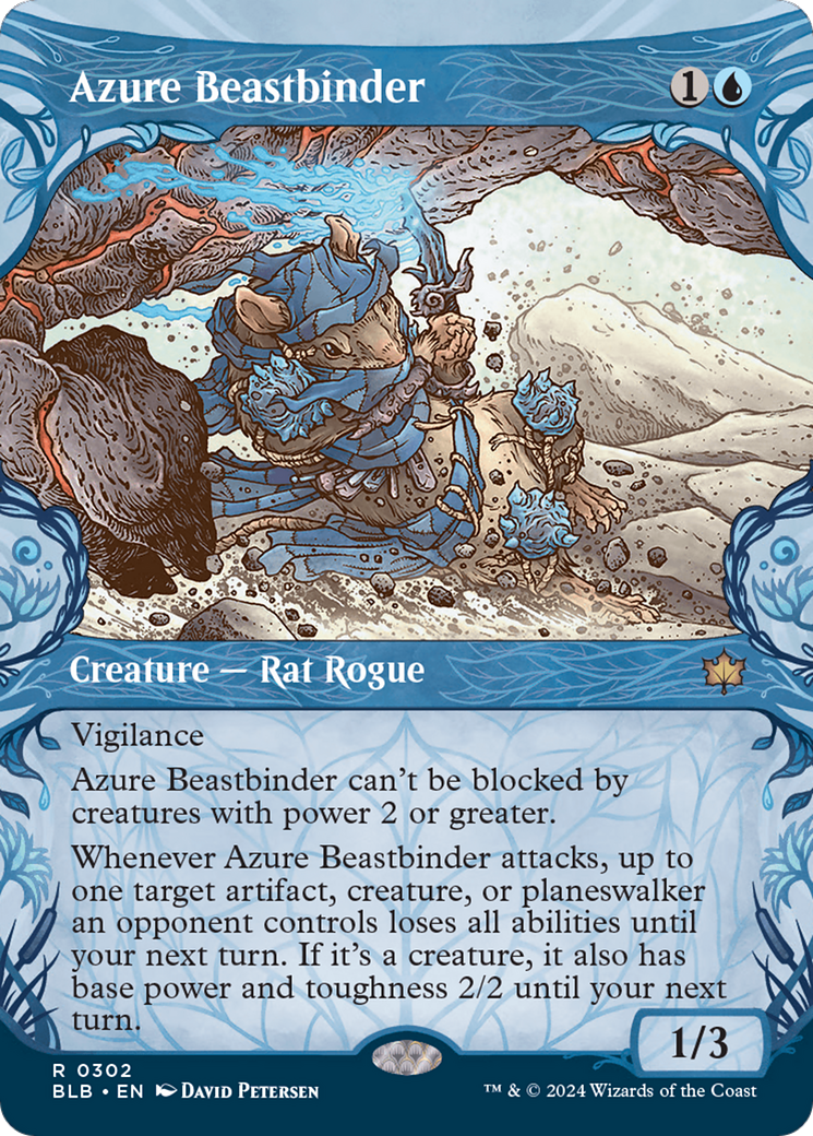 Azure Beastbinder (Showcase) [Bloomburrow] - The Mythic Store | 24h Order Processing