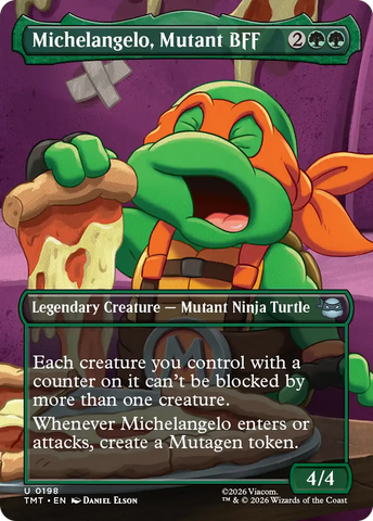 Michelangelo, Mutant BFF (Borderless) [Teenage Mutant Ninja Turtles] - The Mythic Store | 24h Order Processing