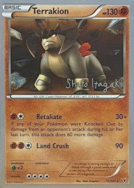 Terrakion (73/101) (Terraki-Mewtwo - Shuto Itagaki) [World Championships 2012] - The Mythic Store | 24h Order Processing