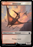 Copy // Dinosaur Double-Sided Token [Doctor Who Tokens] - The Mythic Store | 24h Order Processing