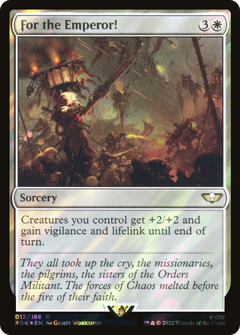 For the Emperor! (Surge Foil) [Warhammer 40,000] - The Mythic Store | 24h Order Processing