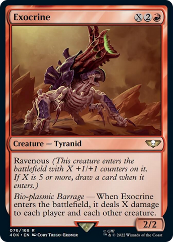 Exocrine (Surge Foil) [Warhammer 40,000] - The Mythic Store | 24h Order Processing