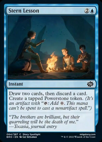 Stern Lesson [The Brothers' War] - The Mythic Store | 24h Order Processing