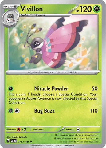 Vivillon (010/198) [Scarlet & Violet: Base Set] - The Mythic Store | 24h Order Processing