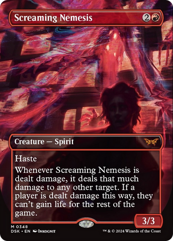 Screaming Nemesis (Borderless) [Duskmourn: House of Horror] - The Mythic Store | 24h Order Processing