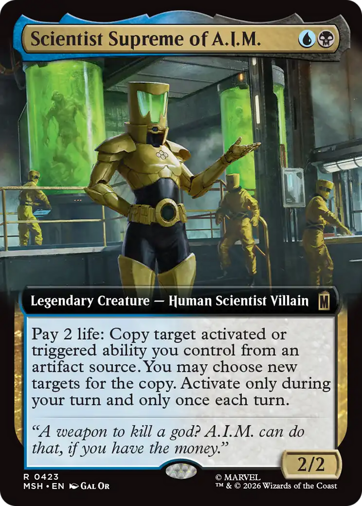 Scientist Supreme of A.I.M. (Extended Art) [Marvel Super Heroes] - The Mythic Store | 24h Order Processing
