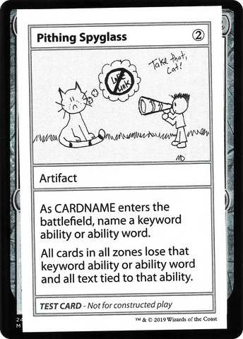 Pithing Spyglass (2021 Edition) [Mystery Booster Playtest Cards] - The Mythic Store | 24h Order Processing
