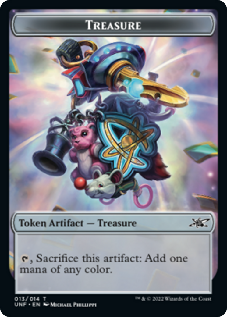 Cat // Treasure (13) Double-Sided Token [Unfinity Tokens] - The Mythic Store | 24h Order Processing