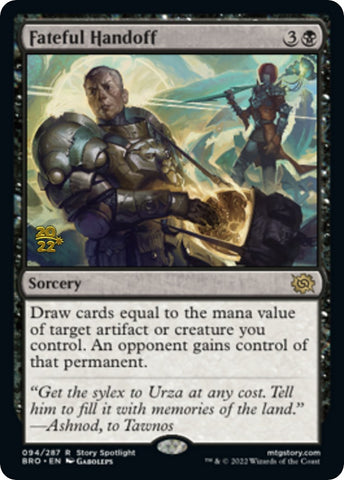 Fateful Handoff [The Brothers' War Prerelease Promos] - The Mythic Store | 24h Order Processing