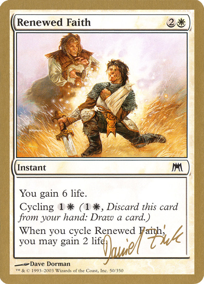 Renewed Faith (Daniel Zink) [World Championship Decks 2003] - The Mythic Store | 24h Order Processing