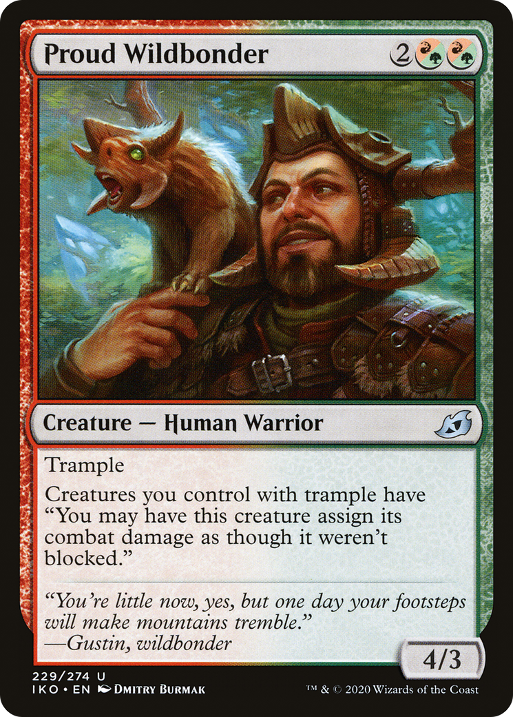 Proud Wildbonder [Ikoria: Lair of Behemoths] - The Mythic Store | 24h Order Processing