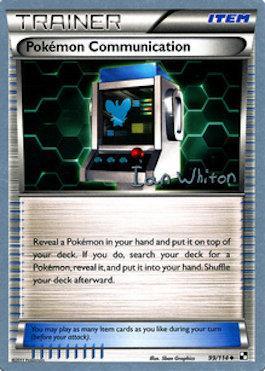 Pokemon Communication (99/114) (American Gothic - Ian Whiton) [World Championships 2013] - The Mythic Store | 24h Order Processing