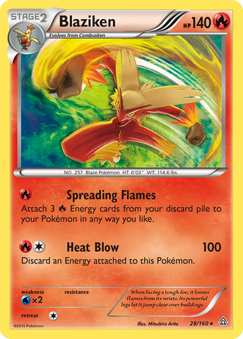 Blaziken (28/160) [XY: Primal Clash] - The Mythic Store | 24h Order Processing