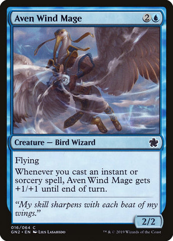 Aven Wind Mage [Game Night 2019] - The Mythic Store | 24h Order Processing