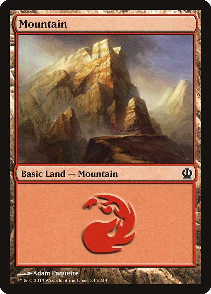 Mountain (244) [Theros] - The Mythic Store | 24h Order Processing
