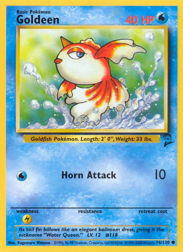 Goldeen (76/130) [Base Set 2] - The Mythic Store | 24h Order Processing