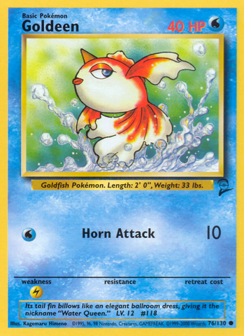 Goldeen (76/130) [Base Set 2] - The Mythic Store | 24h Order Processing