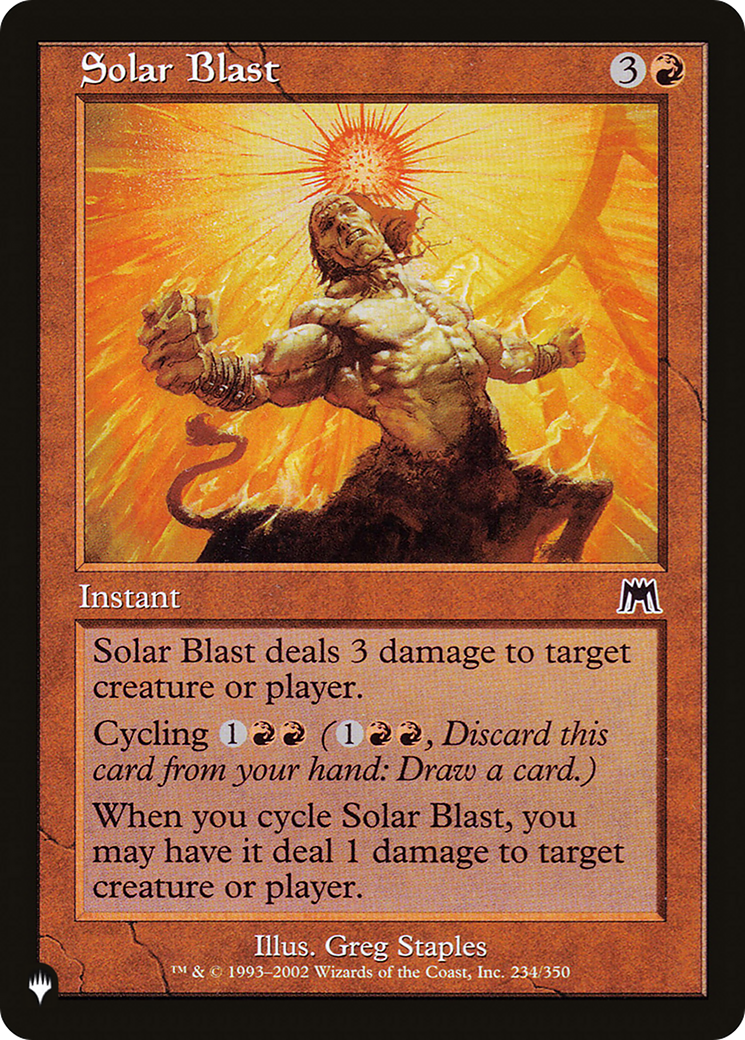 Solar Blast [The List] - The Mythic Store | 24h Order Processing