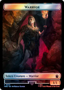 Warrior // Dinosaur Double-Sided Token (Surge Foil) [Doctor Who Tokens] - The Mythic Store | 24h Order Processing