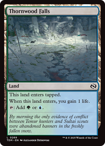 Thornwood Falls [Tarkir: Dragonstorm] - The Mythic Store | 24h Order Processing