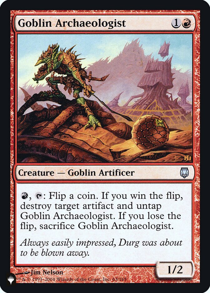 Goblin Archaeologist [Secret Lair: Heads I Win, Tails You Lose] - The Mythic Store | 24h Order Processing