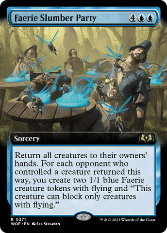 Faerie Slumber Party (Extended Art) [Wilds of Eldraine] - The Mythic Store | 24h Order Processing