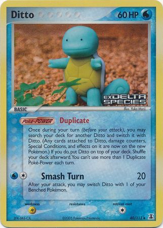 Ditto (40/113) (Stamped) [EX: Delta Species] - The Mythic Store | 24h Order Processing