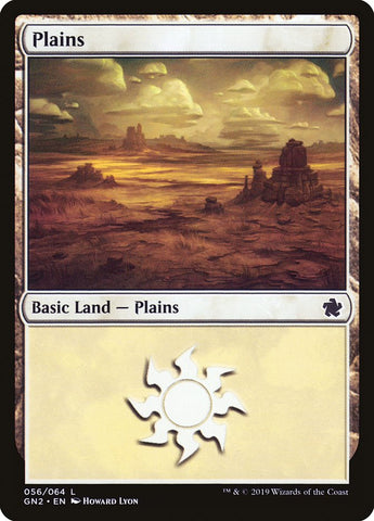 Plains (56) [Game Night 2019] - The Mythic Store | 24h Order Processing