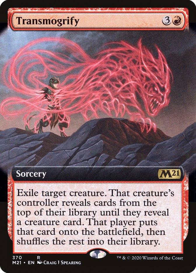 Transmogrify (Extended Art) [Core Set 2021] - The Mythic Store | 24h Order Processing