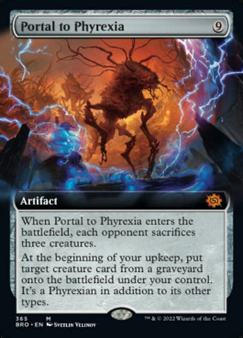 Portal to Phyrexia (Extended Art) [The Brothers' War] - The Mythic Store | 24h Order Processing