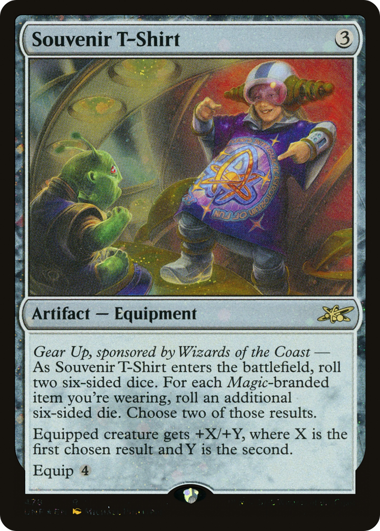 Souvenir T-Shirt (Galaxy Foil) [Unfinity] - The Mythic Store | 24h Order Processing