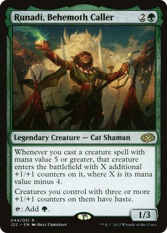 Runadi, Behemoth Caller [Jumpstart 2022] - The Mythic Store | 24h Order Processing