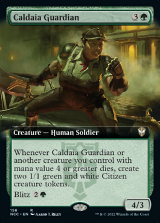 Caldaia Guardian (Extended Art) [Streets of New Capenna Commander] - The Mythic Store | 24h Order Processing