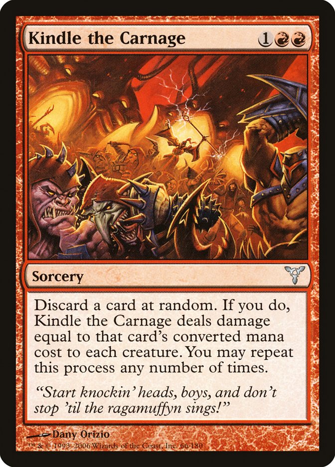 Kindle the Carnage [Dissension] - The Mythic Store | 24h Order Processing
