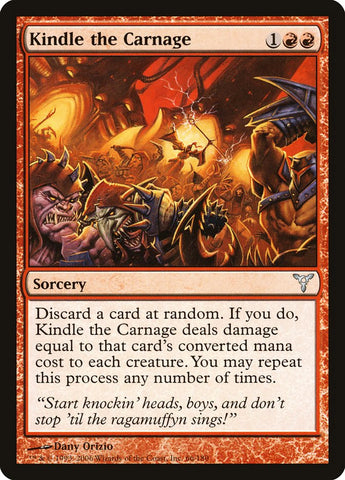 Kindle the Carnage [Dissension] - The Mythic Store | 24h Order Processing