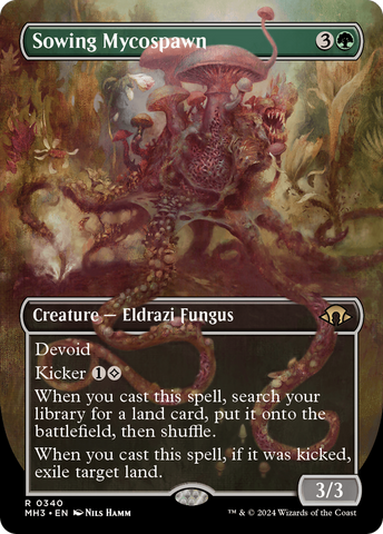 Sowing Mycospawn (Borderless) [Modern Horizons 3] - The Mythic Store | 24h Order Processing
