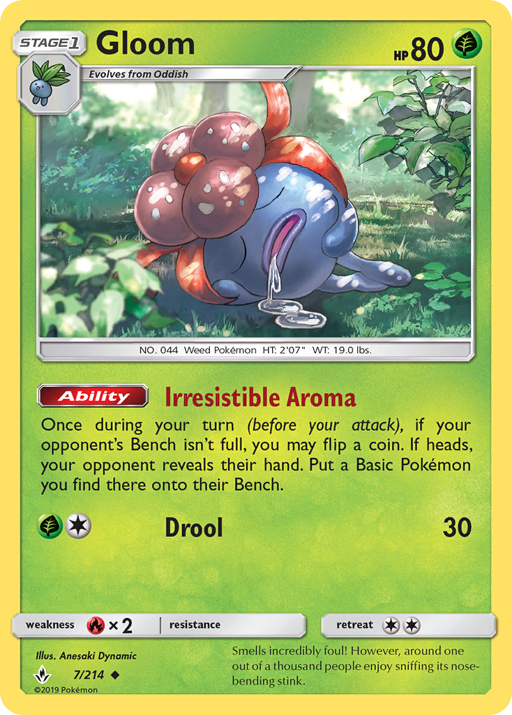 Gloom (7/214) [Sun & Moon: Unbroken Bonds] - The Mythic Store | 24h Order Processing
