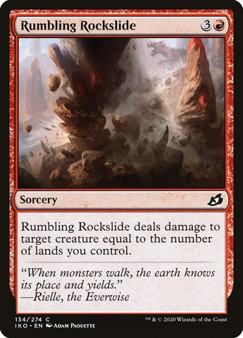 Rumbling Rockslide [Ikoria: Lair of Behemoths] - The Mythic Store | 24h Order Processing