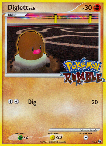 Diglett (11/16) [Pokémon Rumble] - The Mythic Store | 24h Order Processing
