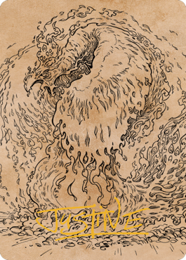 Nemesis Phoenix Art Card (Gold-Stamped Signature) [Commander Legends: Battle for Baldur's Gate Art Series] - The Mythic Store | 24h Order Processing