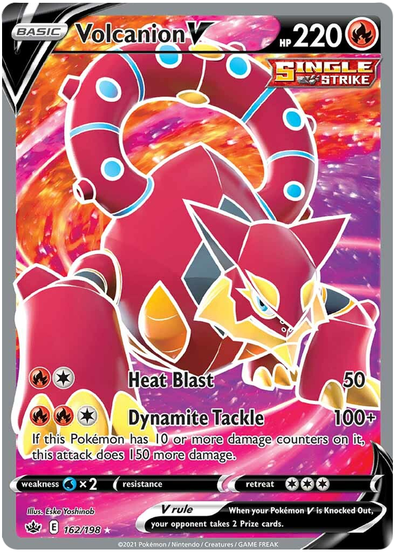 Volcanion V (162/198) [Sword & Shield: Chilling Reign] - The Mythic Store | 24h Order Processing